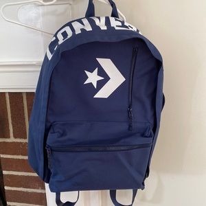 Navy blue converse back pack. Like new